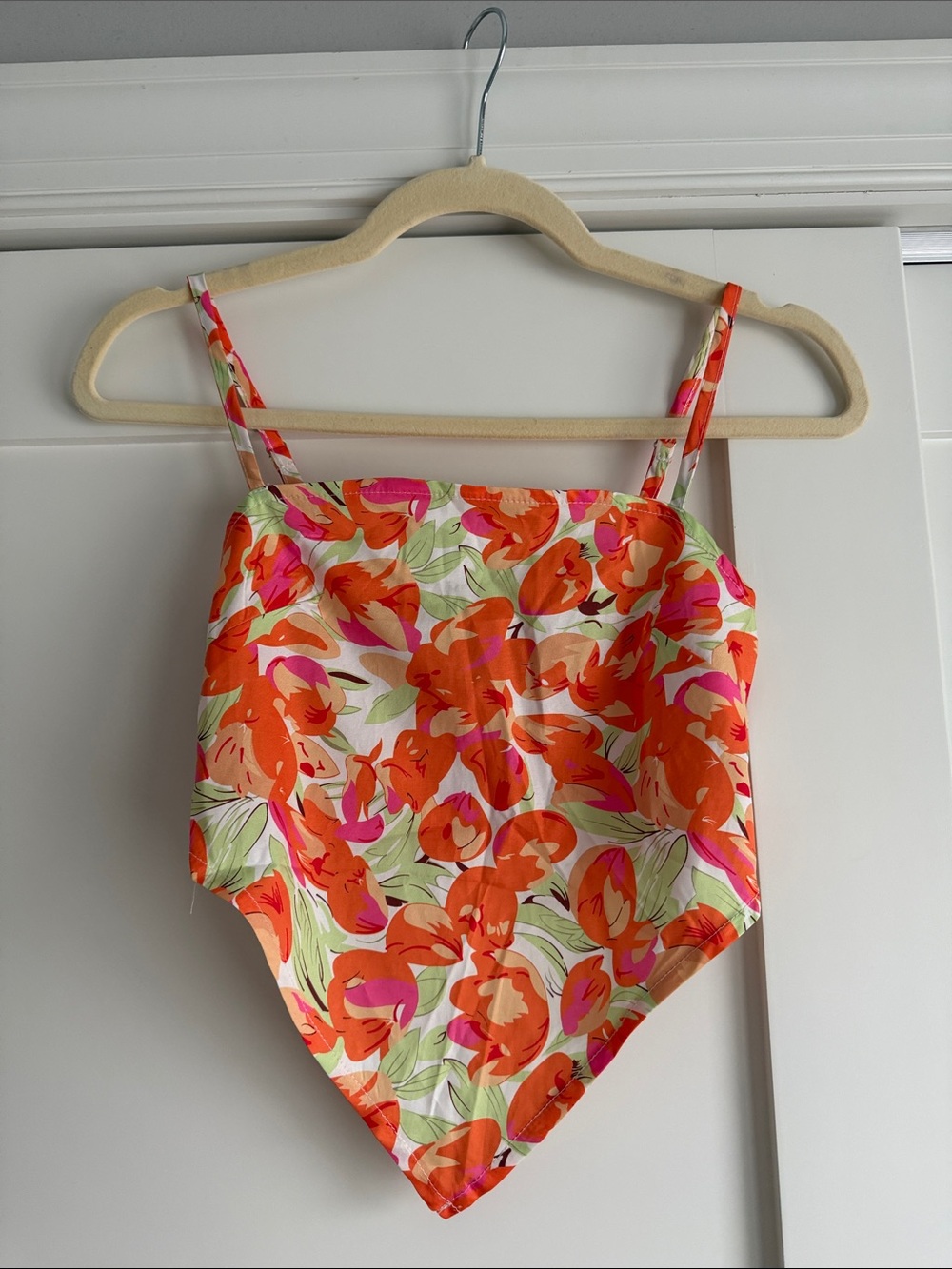 Cider brand new tropical crop top
